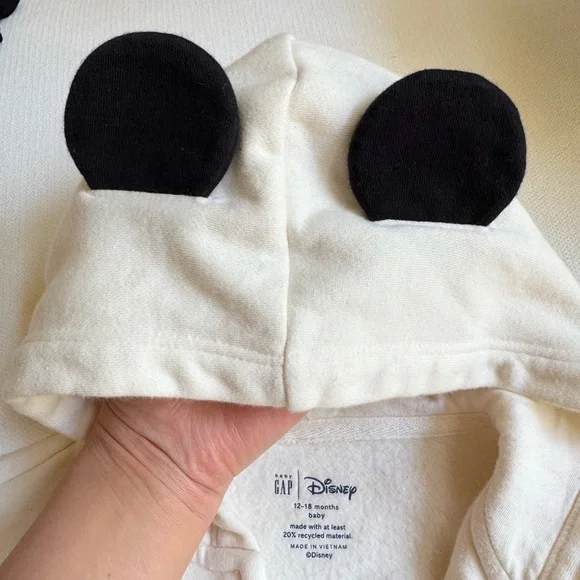 GAP Mickey and Minnie zip up sweater - Picture 2 of 4
